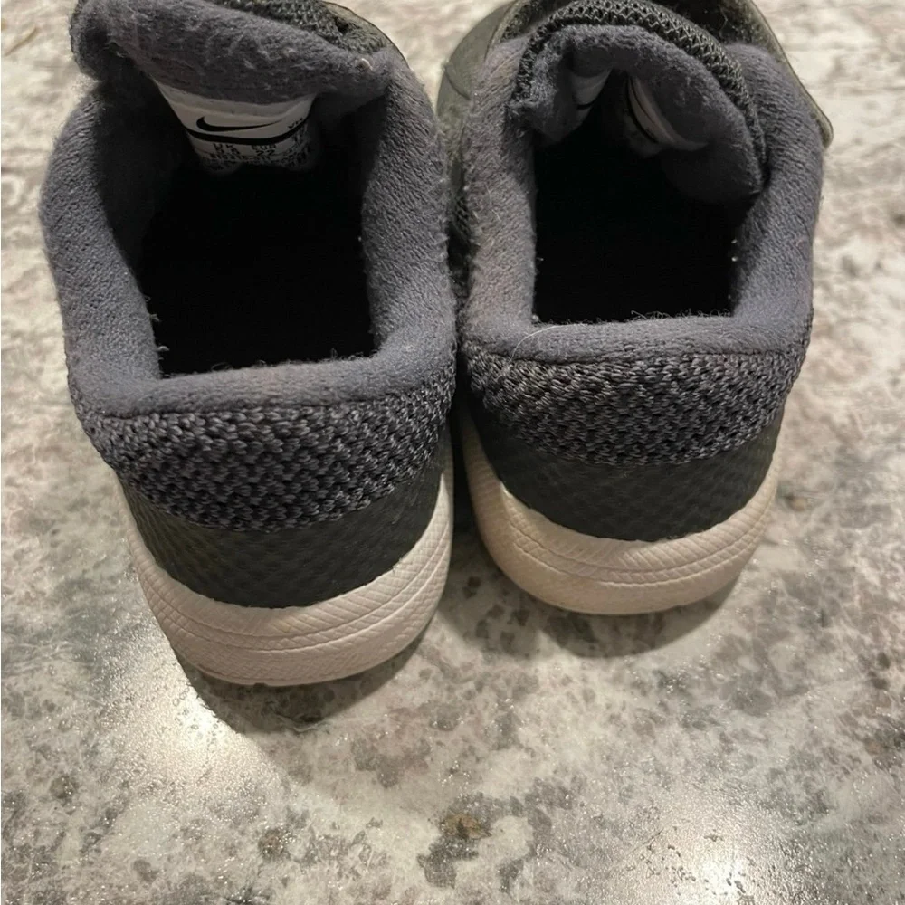 Nike Black and Red Sneakers with Velcro Strap